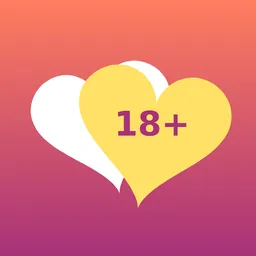 Rubmapa 18+ heart logo